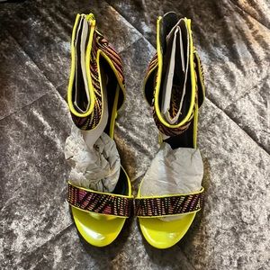 Privileged Shoes Kyte neon yellow, wmns 9